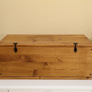 Caja de madera Treasure Box Vintage Shabby Chic imagen 1