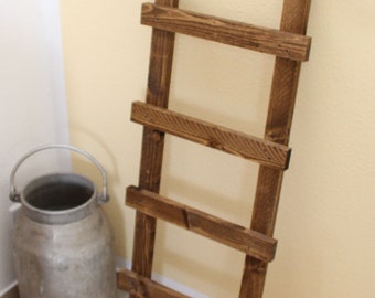Towel rail rung ladder Decoration ladder Country h