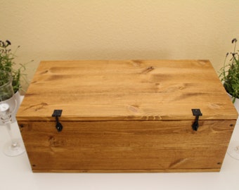 Wooden Box Treasure Box Vintage Shabby Chic