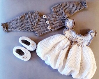 Robe Bebe Tricot Etsy Robe Bebe Tricot Etsy