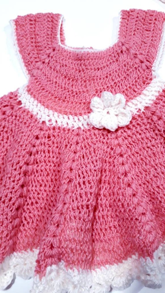 Vetement Bebe Fille Robe Bebe Crochet Robe Bebe Tricot Robe Etsy