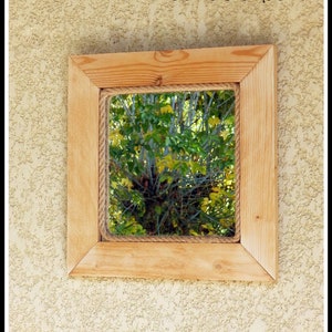 Recycled wood mirror, rustic mirror, pallet wood mirror, pallet mirror, vintage mirror, loft style mirror