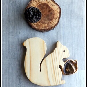 GANAZONO Statue D'écureuil En Résine Réaliste Pour Maison, Bureau