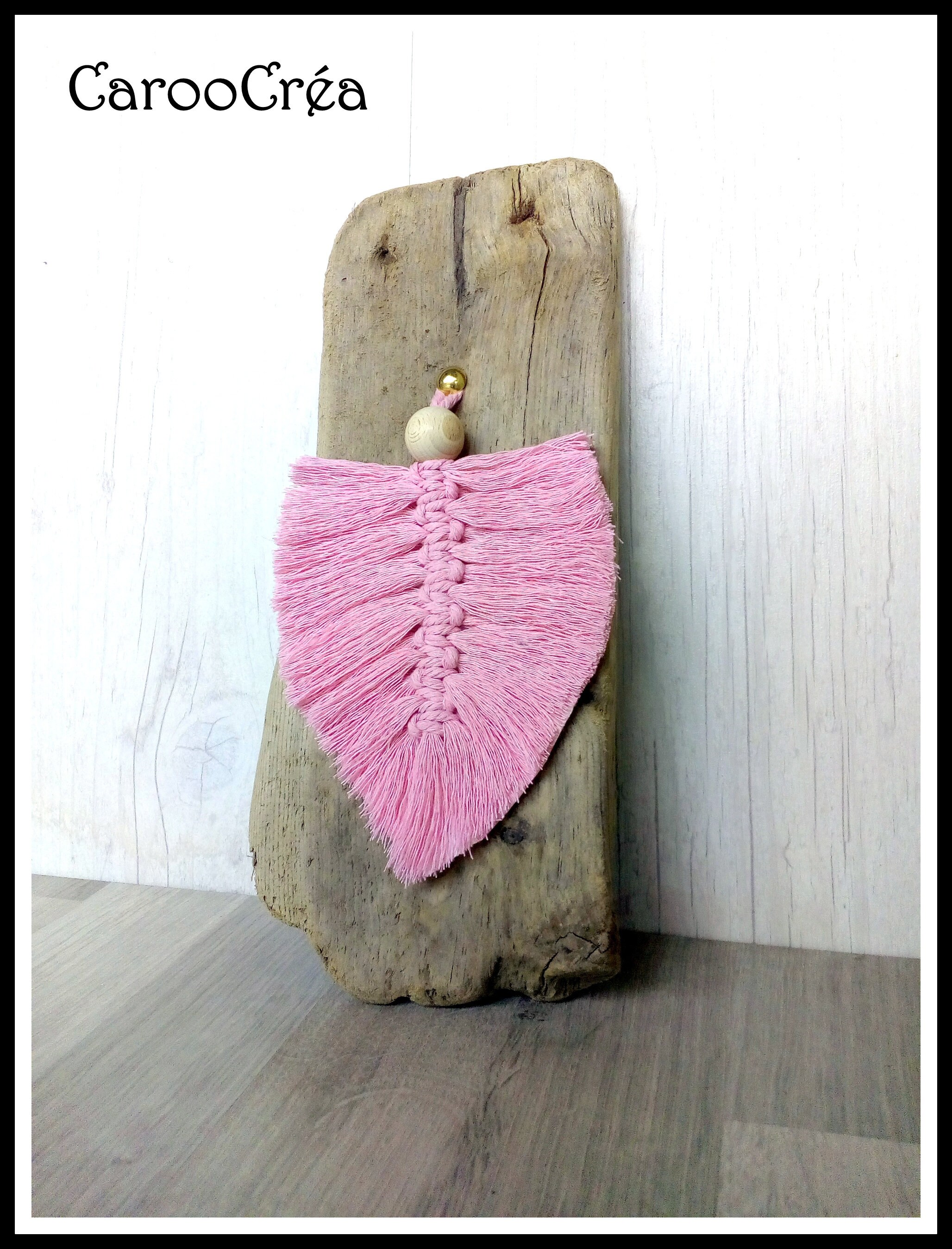 Décoration Boho, Décoration Mer, Plume Macramé, Macramé