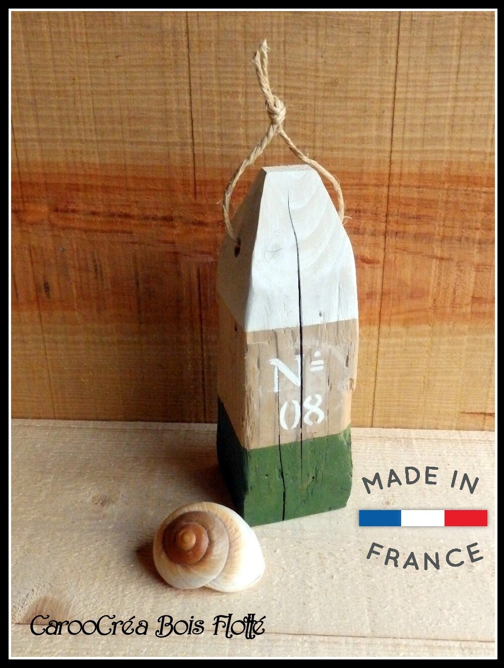 Décoration Mer, Bouée Décorative, Bouée de Homard, Pêche en Bois, Driftwood Buoy, Wooden Buoys, Bois