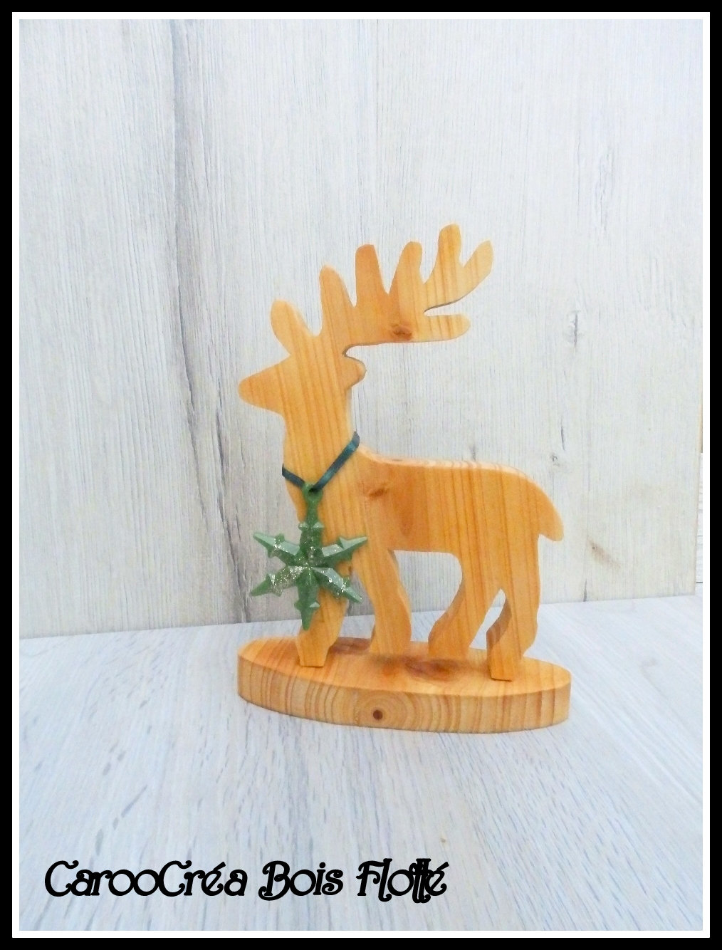 Décoration Noël, Décoration Noël en Bois, Renne Reindeer Christmas, Rentier Weihnachten,