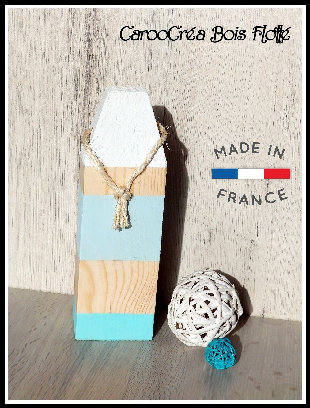 Décoration Mer, Bouée Décorative, Bouée de Homard, Pêche, Buoy, Wooden Buoys, Coastal Decor