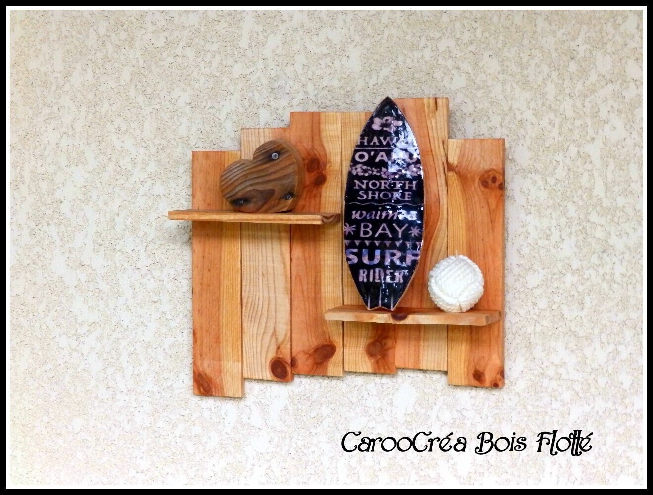 Étagère Bois de Palette, Étagère Recyclé, Murale, Loft