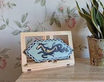 犬のモザイクアート陶器プレート