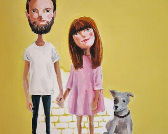 Custom Portrait Illustration with your Pet by EkakiElly