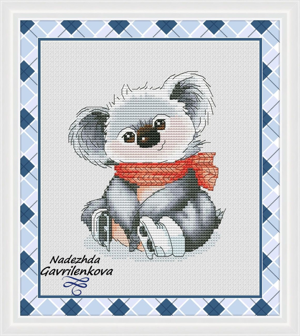 Koala. Cross Stitch Pattern. Digital. PDF and CSSaga. | Etsy
