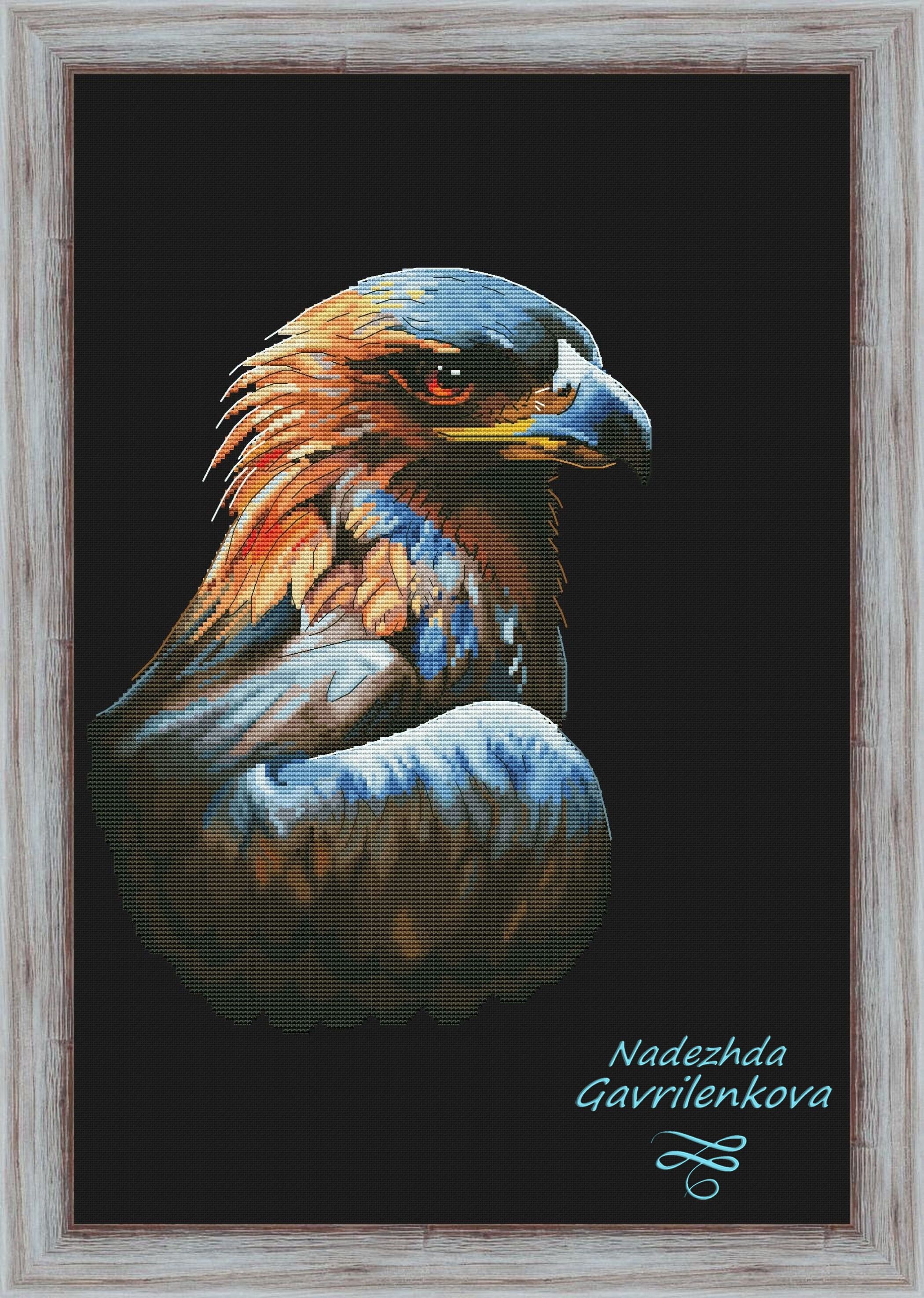 Eagle. Cross Stitch Pattern. Digital. PDF and CSSaga. | Etsy