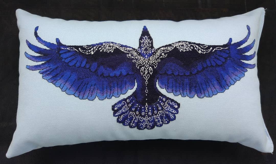 Raven. Cross Stitch Pattern. Digital. PDF and CSSaga. | Etsy
