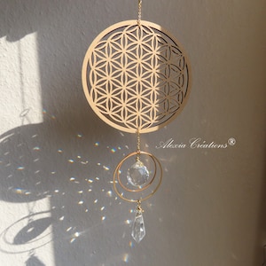 Suncatcher - Flower of Life Suncatcher. Feng Shui