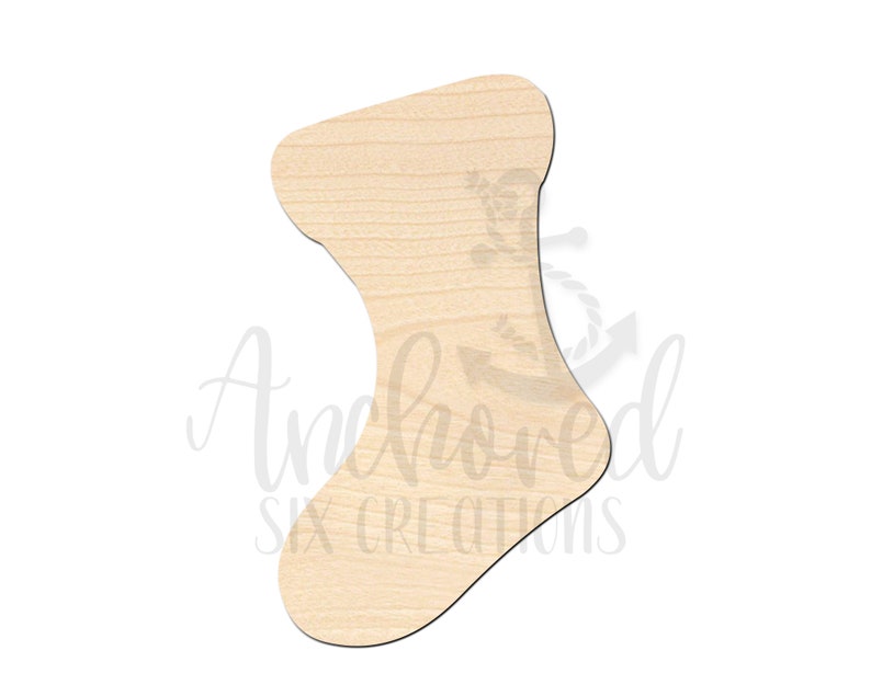 Door Hanger Laser Cut Out Stocking Unfinished Wood Cut Out Christmas Stocking Laser Shapes Christmas Decor