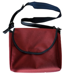 New and Improved Messenger Bags Wine Canvas