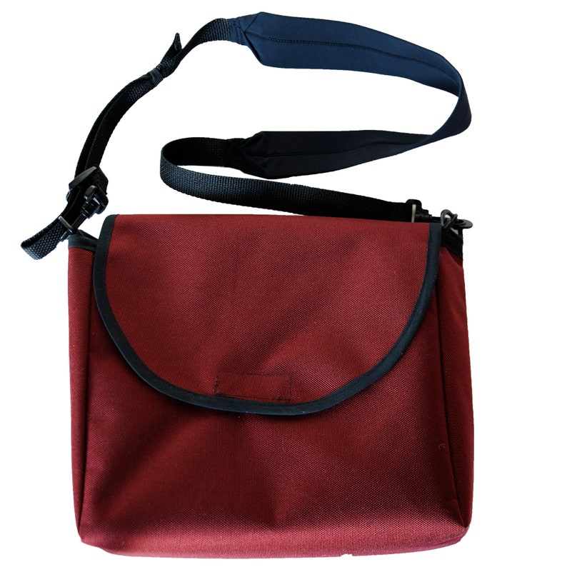 New and Improved Messenger Bags Wine Canvas
