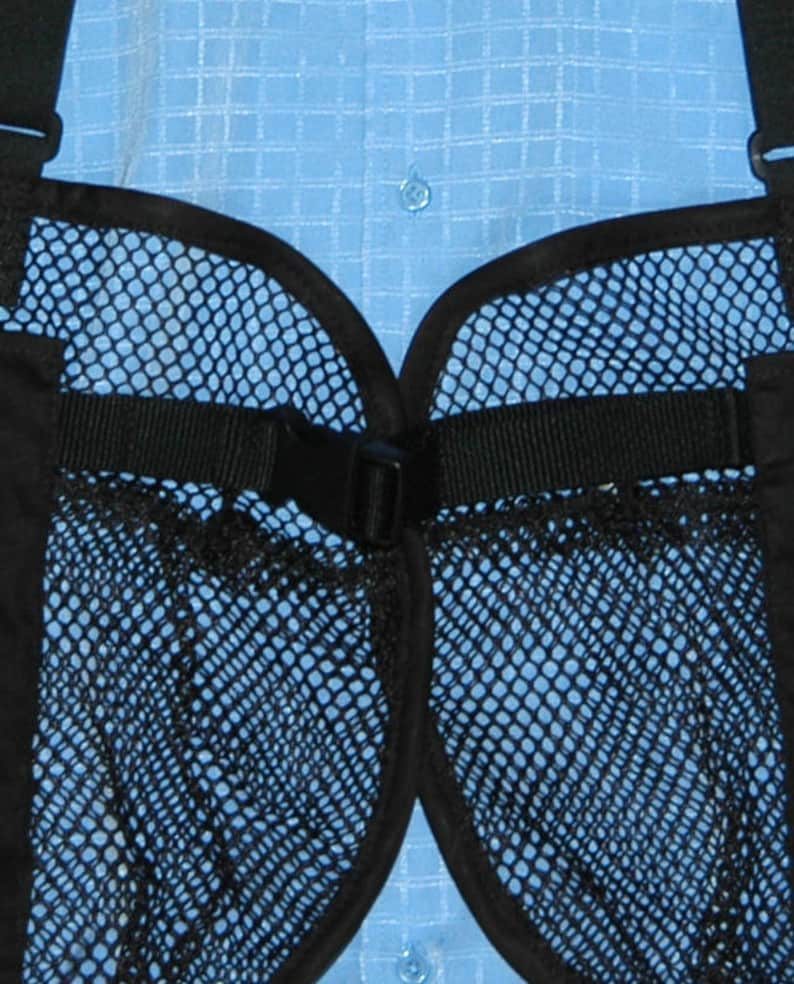 Mesh LVAD Vest Black image 3