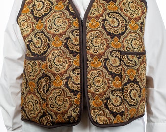 Ladies Gold Quilted Vest-Limited Edition