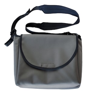 New and Improved Messenger Bags Gray Canvas