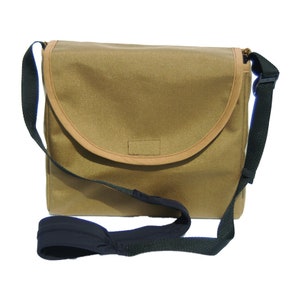 New and Improved Messenger Bags Tan Canvas