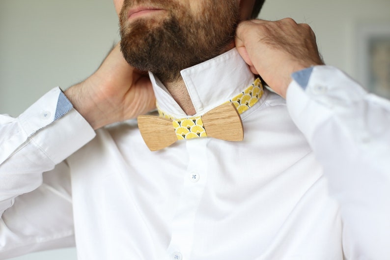 Wooden Bow Tie Adult Size image 4