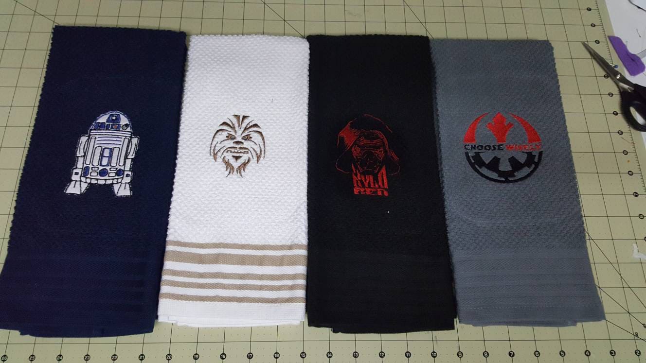 Customized Star Wars Embroidered Kitchen/bar Towel 