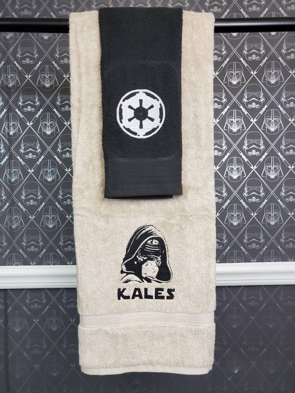 30x54 Personalized Embroidered Bath Towel with Star Wars Etsy