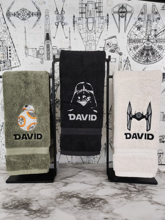 16x26 Personalized Embroidered Hand Towel With Starwars 