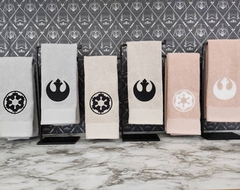 New Line of Terry Cloth towels with Symbol Embroidery