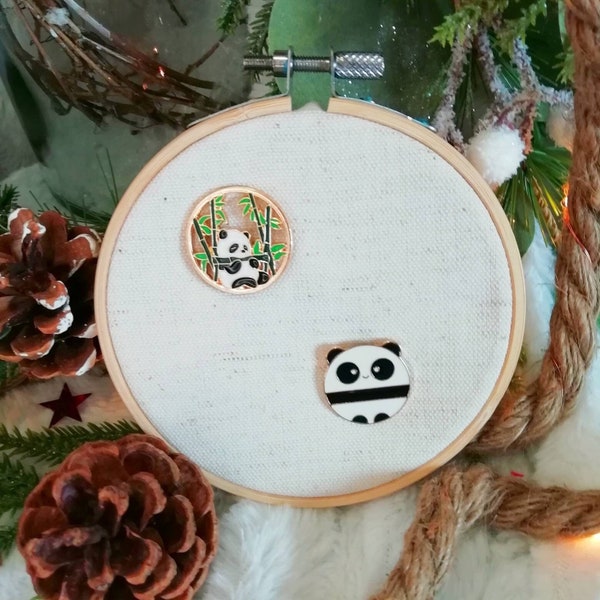 Porte aiguille aimanté ou needle minder Panda