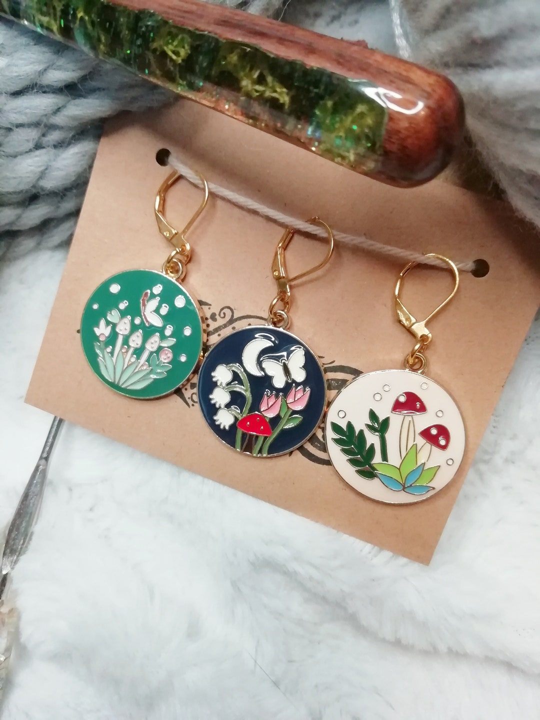 MARQUEURS DE MAILLES BOIS - BAS | École Boutique Les Tricoteuses Du