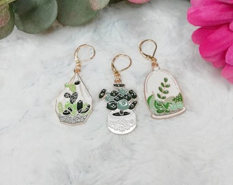 Marqueur de maille / stitch marker Botanic