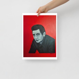 Johnny Cash Poster for Bedroom, Living Room, Lounge, Music Room, Gift for Him  PRINT