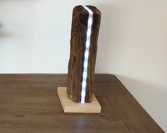 Driftwood led lamp