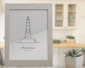 Phare de Cordouan, Affiche phare Atlantique