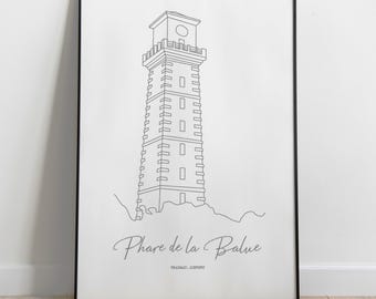 Balue Lighthouse, Saint Malo, Christmas gift for men