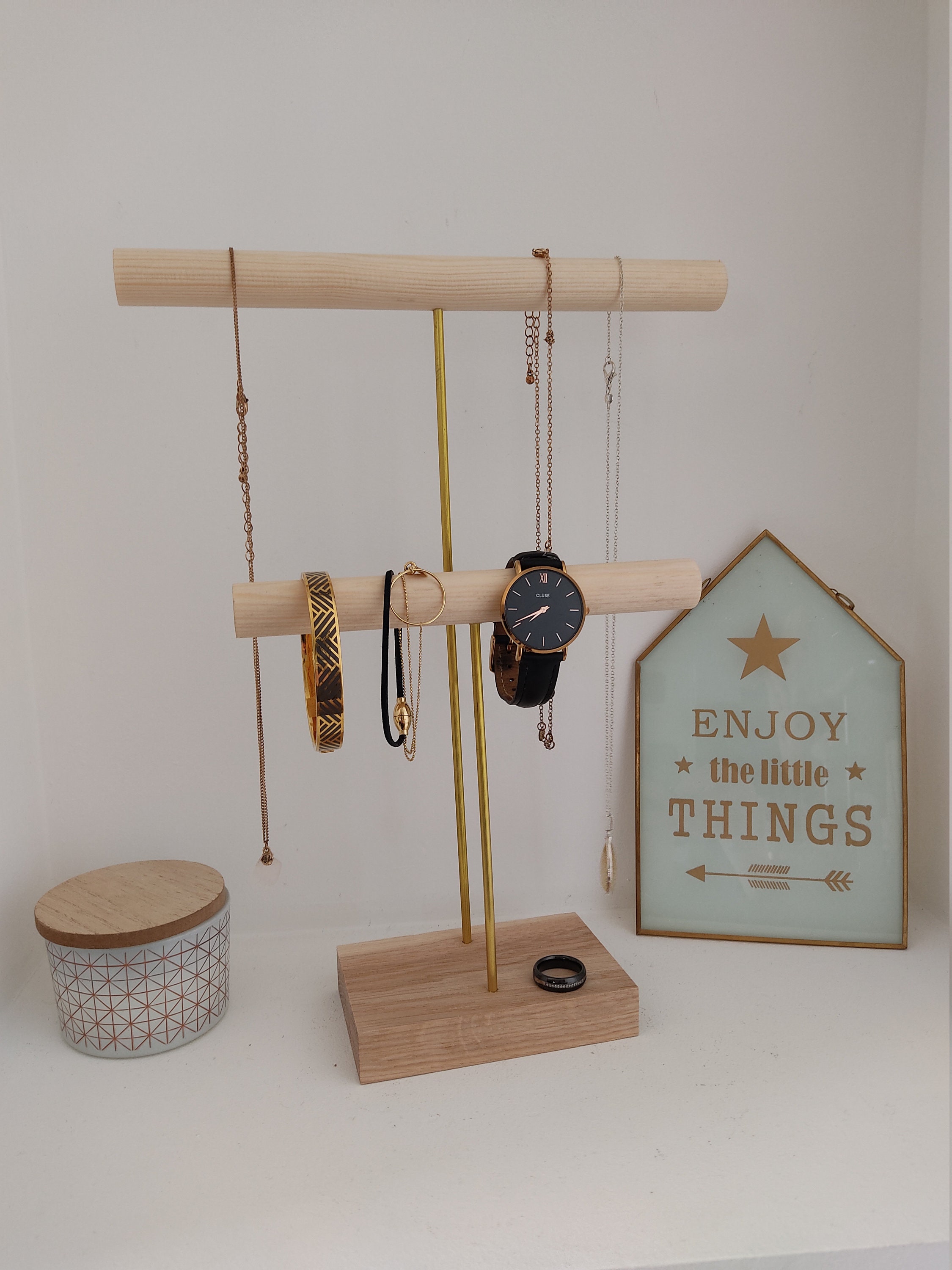 Porte Bijoux En Bois De Bouleau à Assembler En Trois Pièces ALGA | Maisons Du Monde