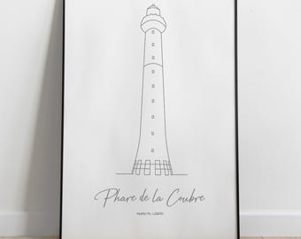 La Coubre Lighthouse, Atlantic Lighthouse Poster,