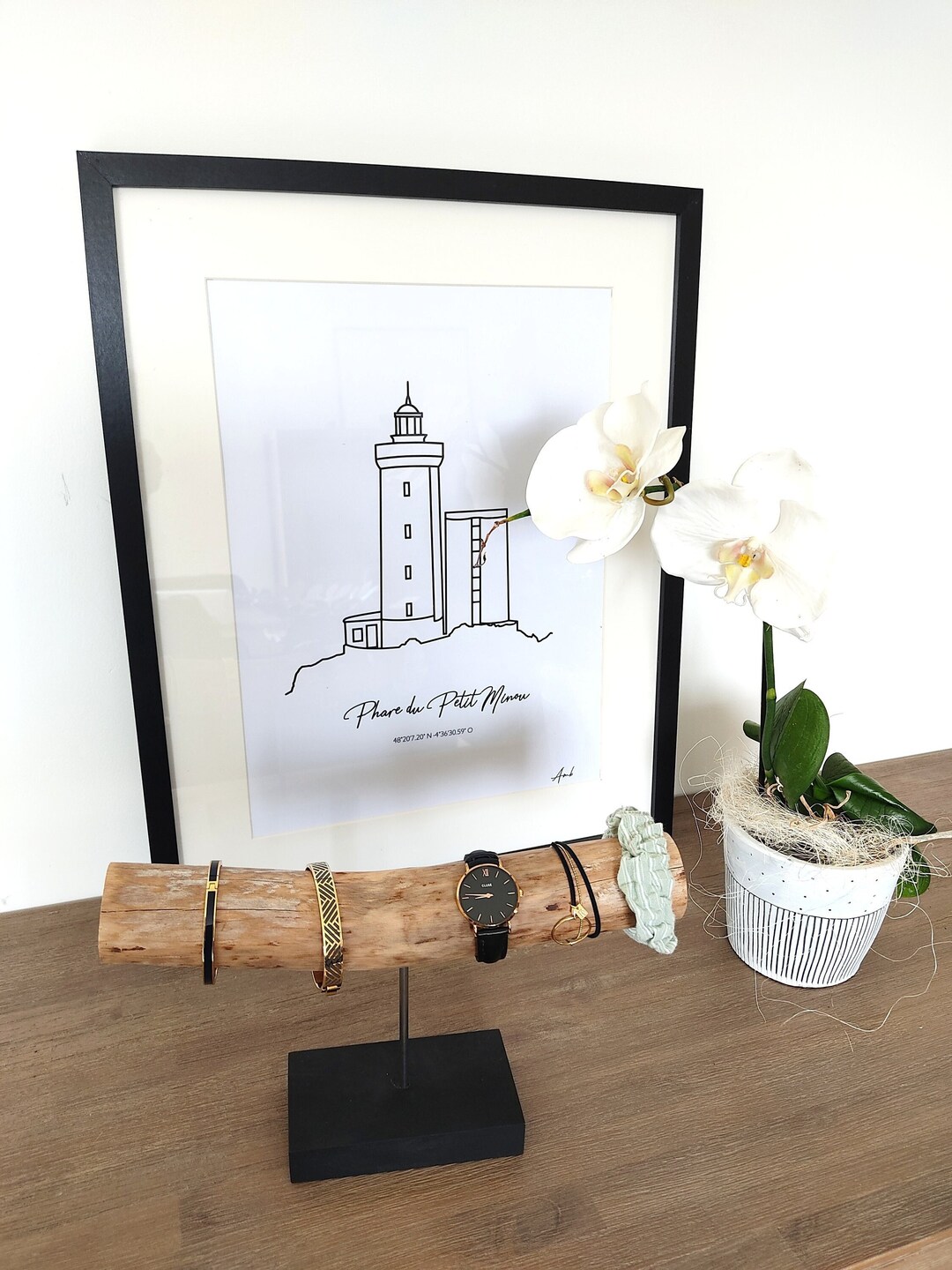 Présentoir à Bijoux Porte-Bracelets Et Montres - Marque Coco Papaya | Neuf Avec Étiquettes, Idéal Pour Organisation