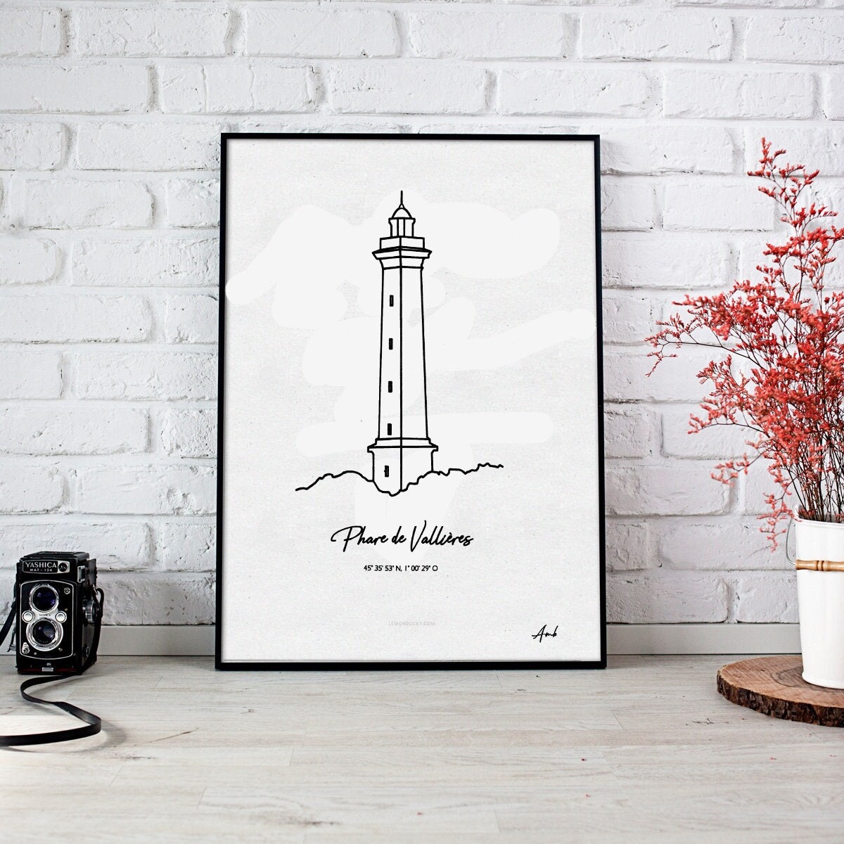 Phare de Vallières, Affiche Phare Atlantique