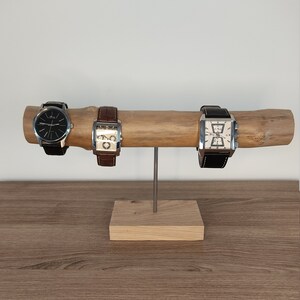 Watch holder watch holder watch holder jewellery holder man driftwood Socle Chêne