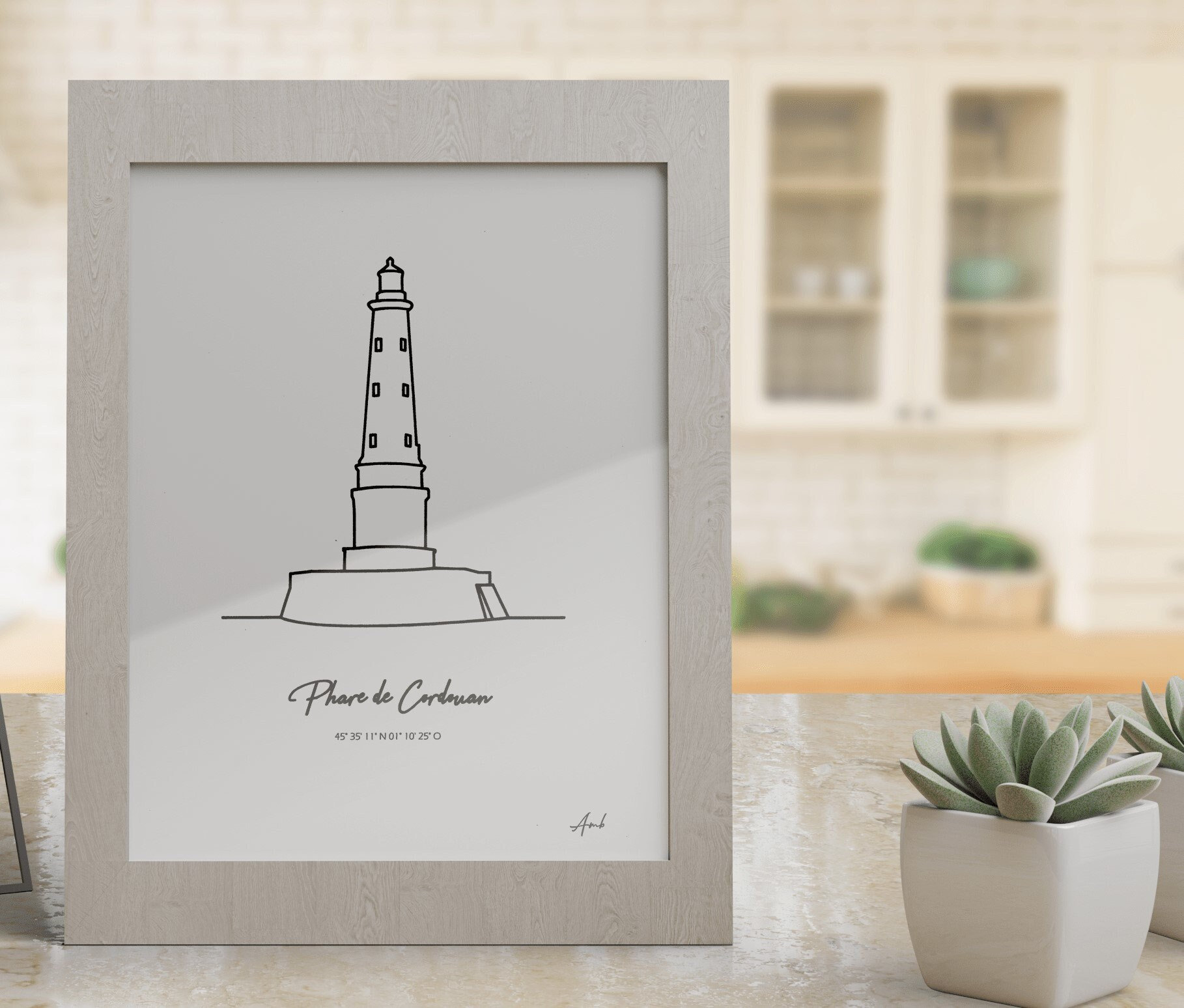 Phare de Cordouan, Affiche Phare Atlantique