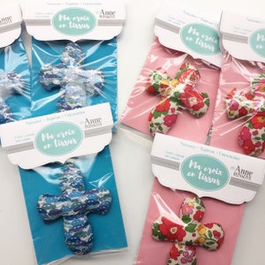 Liberty fabric cross