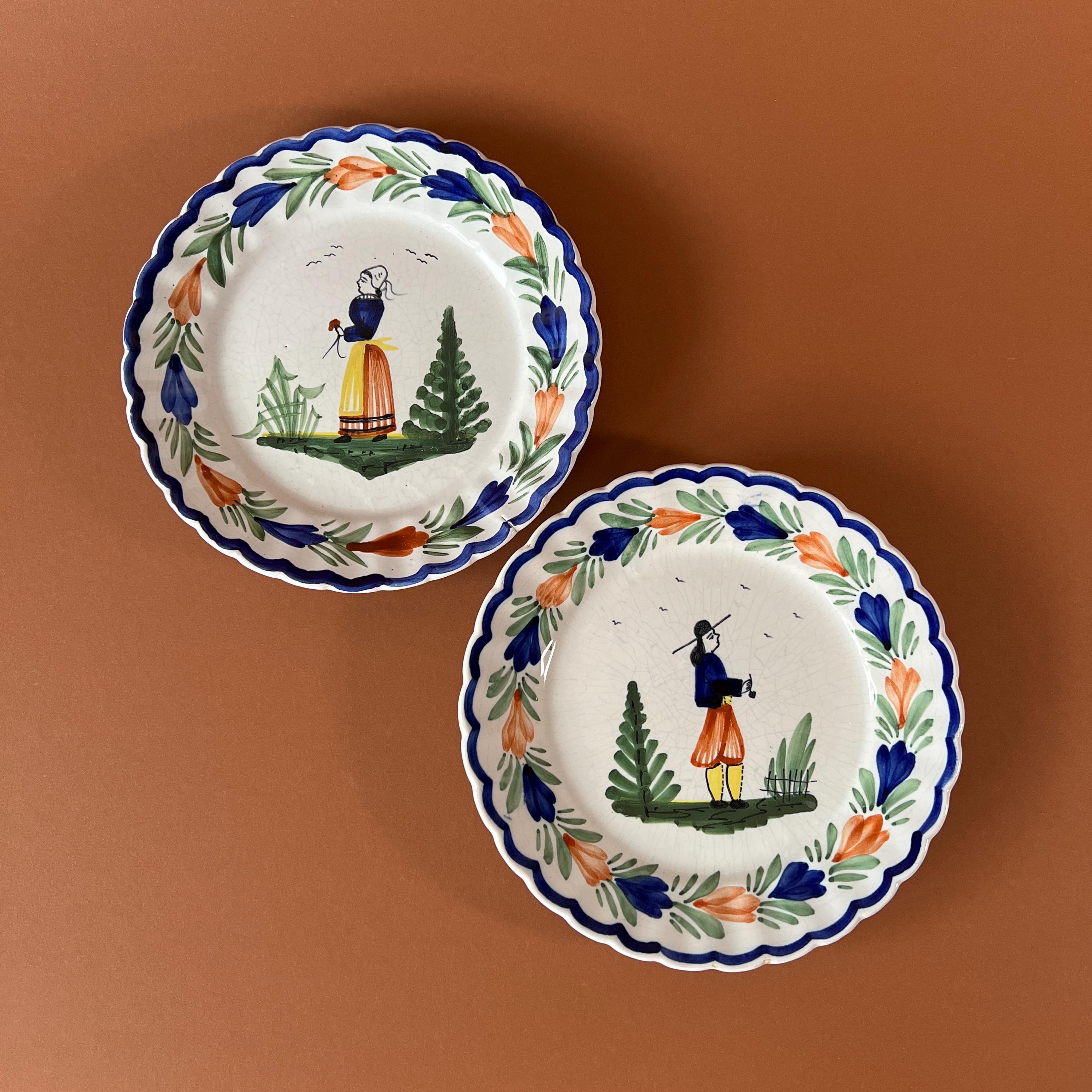 Hb Quimper Plate - Etsy