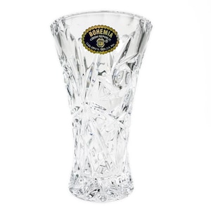 Czech bohemian crystal vase - Etsy 日本