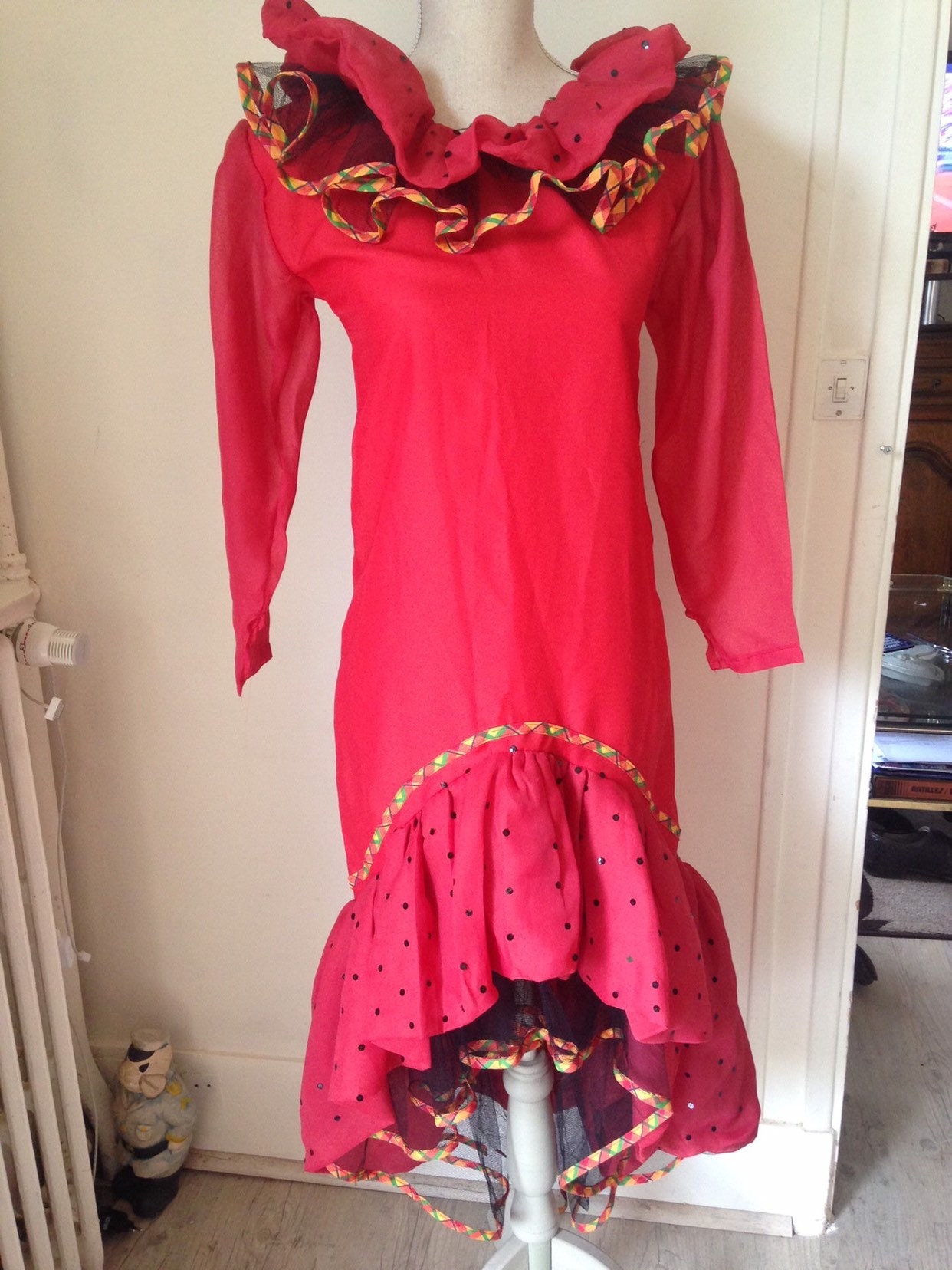 Creole Flamenco Dress With Touch of 