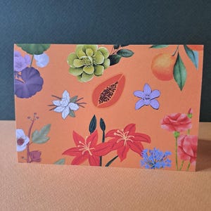 Carte postale double été