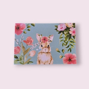 Carte postale lapin de pâques