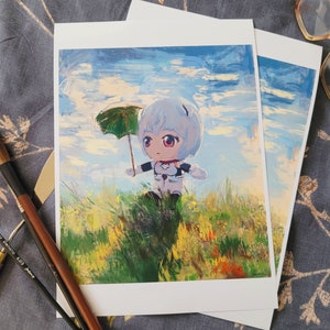 Rei Plush with an umbrella